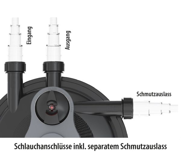 Heissner sada tlakovej filtrácie s čerpadlom 2200 l/h, UV 7W, do 4 m³ HLF4000-00 - Image 2